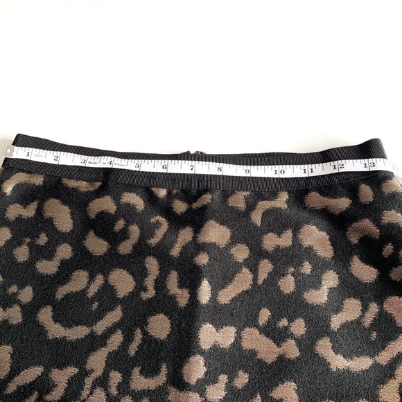 Ann Taylor Rose Gold Leopard Print Pencil Skirt - Picture 9 of 10